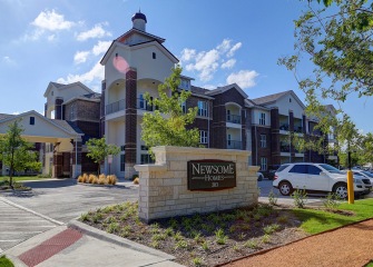 Newsome Homes front entrance sign